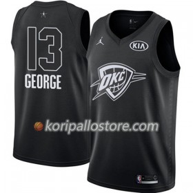 Oklahoma City Thunder Paul George 13 2018 All Star Jordan Brand Musta Miesten Pelipaidat Swingman 